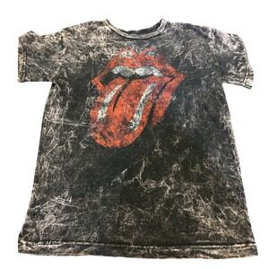 Rolling Stones Tongue Graphic T-Shirt Band Tee Music MD